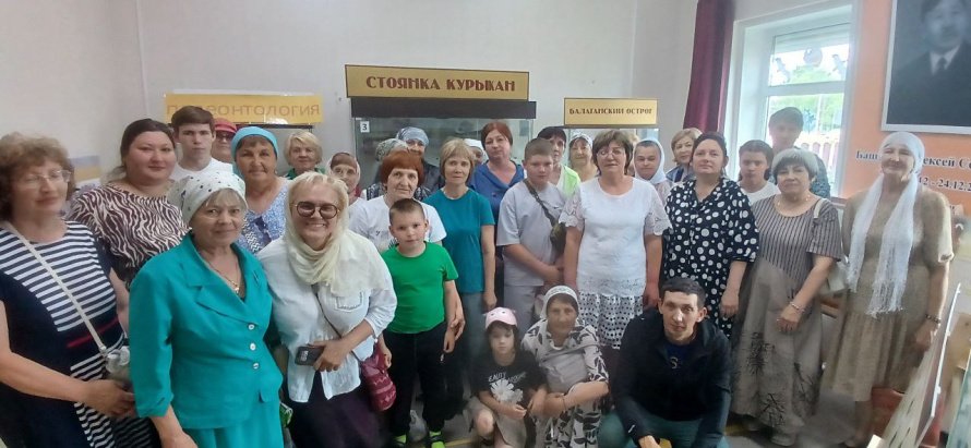 В Балаганском  музее сегодня было оживленно.